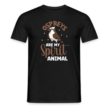 Animal préféré - Balbuzard pêcheur - T-shirt homme - noir - Devant - AI Model Male 178 light (178cm)