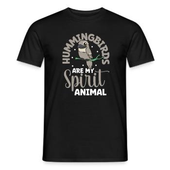 Favourite animal - Tawny Frogmouth - Men's T-Shirt - black - Front - AI Model Male 178 light (178cm)