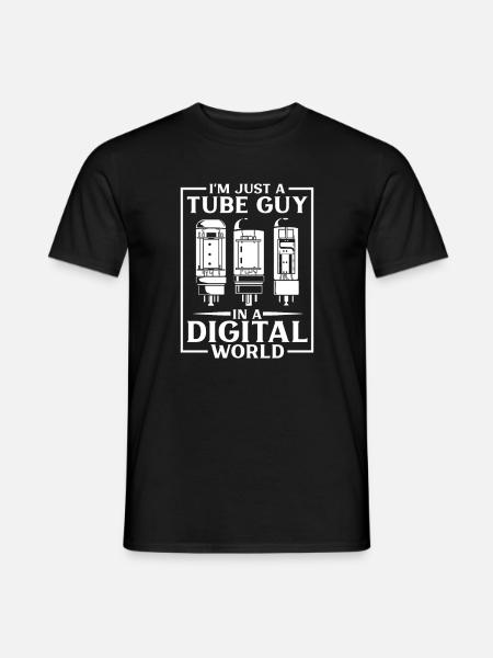 Tube Guy - Tube forstærker - Mænd T-shirt - sort