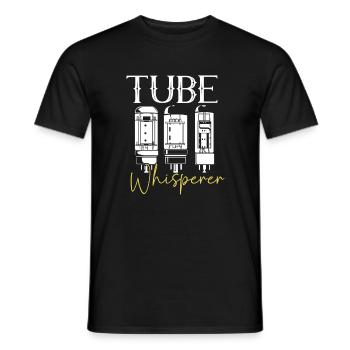 Tube Whisperer - Vakuumröhren - Männer T-Shirt - Schwarz - Vorne - AI Model Male 178 light (178cm)