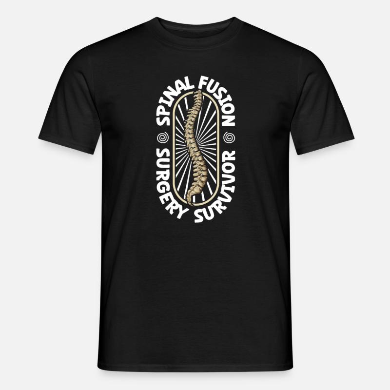 Back Surgery Survivor - Men's T-Shirt - black