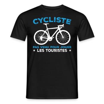 Radfahrer Geschenk Personalisierter Humor - Männer T-Shirt - Schwarz - Vorne - AI Model Male 178 light (178cm)