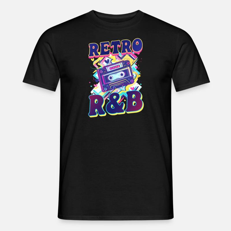 90s R&B Retro R&B - Men’s T-shirt - black