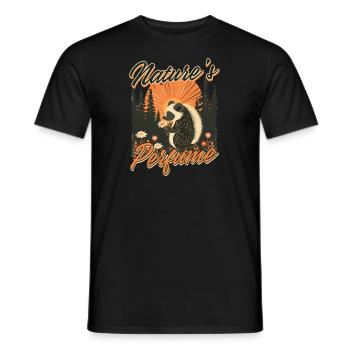 Skunk Parfum de la nature - T-shirt homme - noir - Devant - AI Model Male 178 light (178cm)