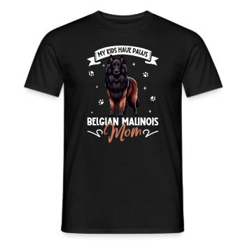 Berger Belge Mama - T-shirt homme - noir - Devant - AI Model Male 178 light (178cm)