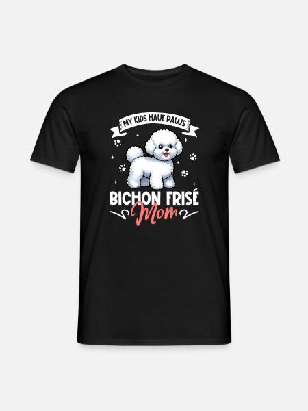 Bichon Frisé Mama - Men's T-Shirt - black