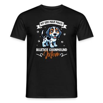 Bluetick Coonhound Maman - T-shirt homme - noir - Devant - AI Model Male 178 light (178cm)