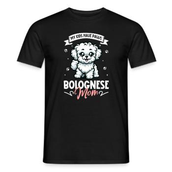 Bologneser Mama - Männer T-Shirt - Schwarz - Vorne - AI Model Male 178 light (178cm)