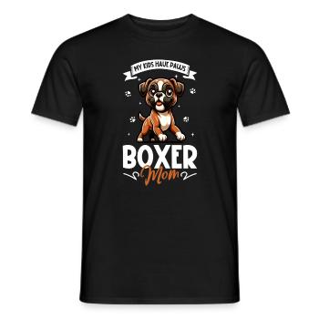 Maman boxeuse - T-shirt homme - noir - Devant - AI Model Male 178 light (178cm)