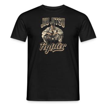 Jiu Jitsu Jiu-Jitsu Combattant - T-shirt homme - noir - Devant - AI Model Male 178 light (178cm)