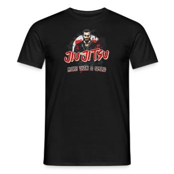 Jiu Jitsu Jiu Jitsu : plus qu’un sport - T-shirt homme - noir - Devant - AI Model Male 178 light (178cm)