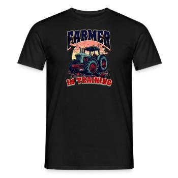 Farmer Farmer In Training - Men's T-Shirt - black - Front - AI Model Male 178 light (178cm)