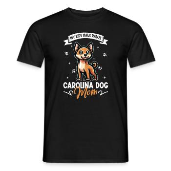 Carolina Dog Mom - Men's T-Shirt - black - Front - AI Model Male 178 light (178cm)