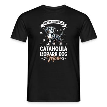 Louisiana Catahoula Leopard Dog Mama - Männer T-Shirt - Schwarz - Vorne - AI Model Male 178 light (178cm)