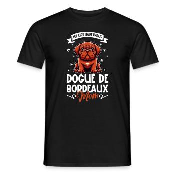 Bordeauxdogge Mama - Männer T-Shirt - Schwarz - Vorne - AI Model Male 178 light (178cm)