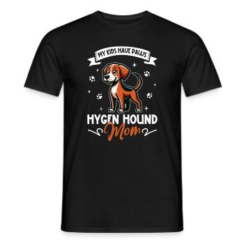 Hygenhund Mama - T-shirt homme - noir - Devant - AI Model Male 178 light (178cm)