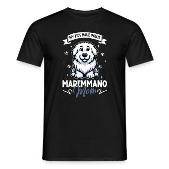 Maremma-Abruzzo Shepherd Dog Mom - Men's T-Shirt - black - Front - AI Model Male 178 light (178cm)