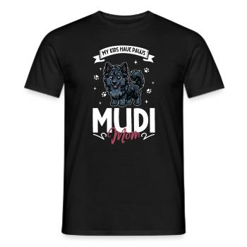 Mudi Maman - T-shirt homme - noir - Devant - AI Model Male 178 light (178cm)