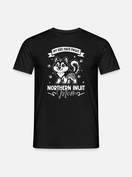 Northern Inuit Mama - Men's T-Shirt - black