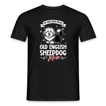 Bobtail Mom - Men's T-Shirt - black - Front - AI Model Male 178 light (178cm)
