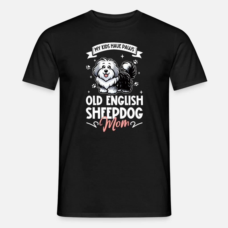 Bobtail Mama - Männer T-Shirt - Schwarz