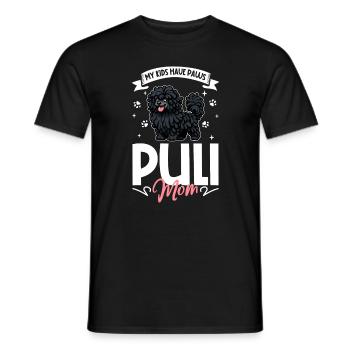 Puli Mama - T-shirt homme - noir - Devant - AI Model Male 178 light (178cm)