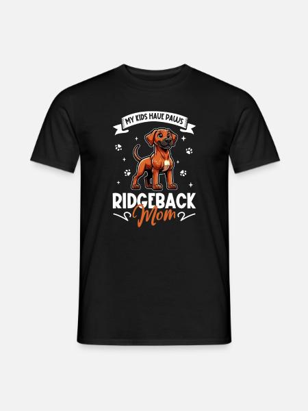 Rhodesian Ridgeback Mama - Männer T-Shirt - Schwarz
