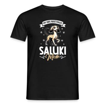 Maman Saluki - T-shirt homme - noir - Devant - AI Model Male 178 light (178cm)