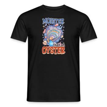 Auster feuchter als eine Auster - Männer T-Shirt - Schwarz - Vorne - AI Model Male 178 light (178cm)