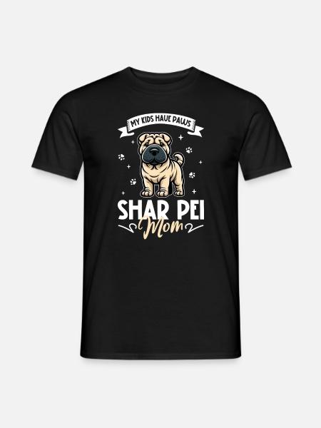 Shar-Pei Mama - Men's T-Shirt - black