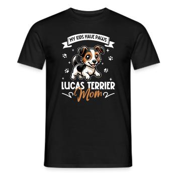 Sporting Lucas Terrier Mama - Männer T-Shirt - Schwarz - Vorne - AI Model Male 178 light (178cm)