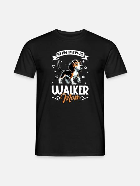 Treeing Walker Coonhound Mama - Männer T-Shirt - Schwarz