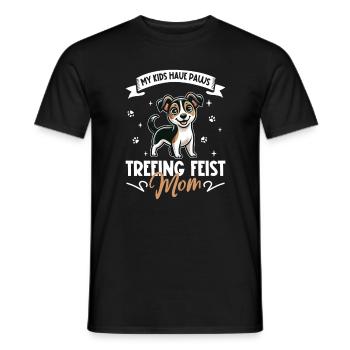 Mountain Feist Mama - Männer T-Shirt - Schwarz - Vorne - AI Model Male 178 light (178cm)