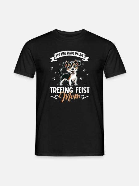 Mountain Feist Mama - Männer T-Shirt - Schwarz