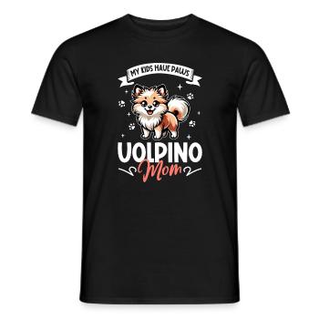 Volpino Italiano Mama - T-shirt homme - noir - Devant - AI Model Male 178 light (178cm)