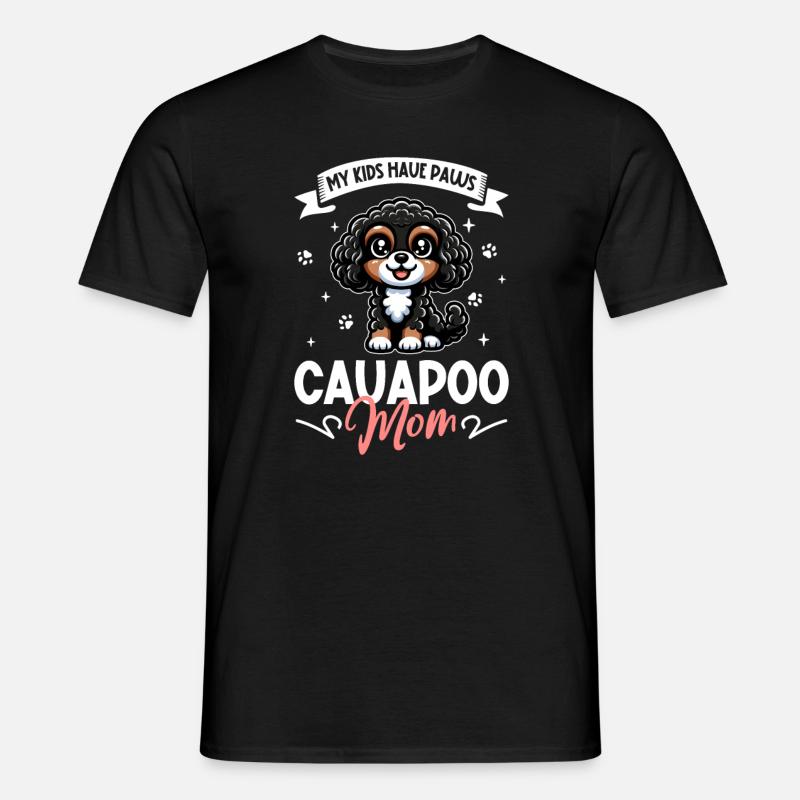 Maman Cavapoo - T-shirt Homme - noir