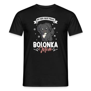Bolonka Zwetna Mama - T-shirt homme - noir - Devant - AI Model Male 178 light (178cm)