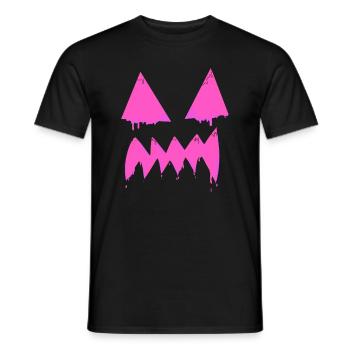 Halloween Maske - Männer T-Shirt - Schwarz - Vorne - AI Model Male 178 light (178cm)