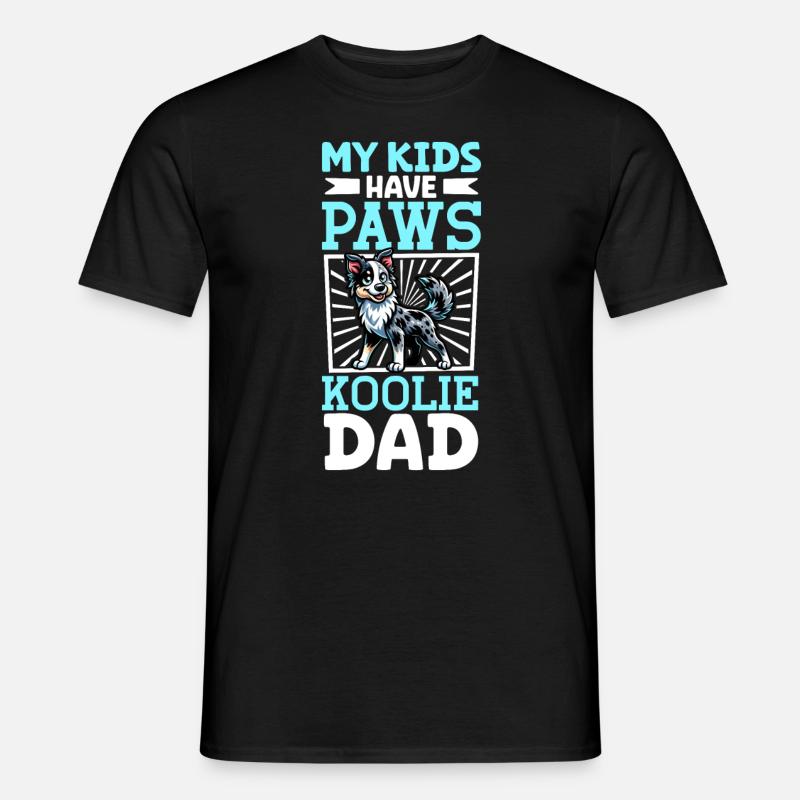 Koolie Dad - Men's T-Shirt - black