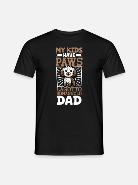 Lagotto Romagnolo Papa - T-shirt homme - noir