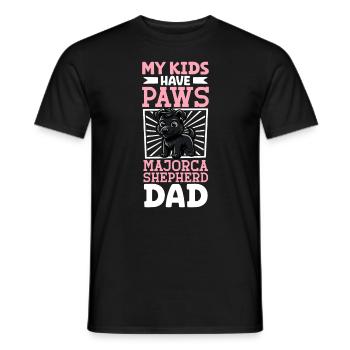 Ca de bestiar Papa - Männer T-Shirt - Schwarz - Vorne - AI Model Male 178 light (178cm)