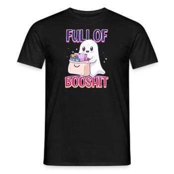 Booshit plein de booshit - T-shirt homme - noir - Devant - AI Model Male 178 light (178cm)