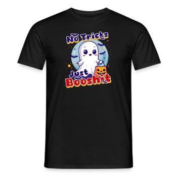 Booshit Pas de trucs, juste Booshit - T-shirt homme - noir - Devant - AI Model Male 178 light (178cm)