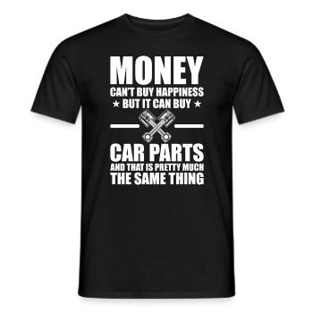 Mechaniker KFZ Tuner Autoliebe - Männer T-Shirt - Schwarz - Vorne - AI Model Male 178 light (178cm)