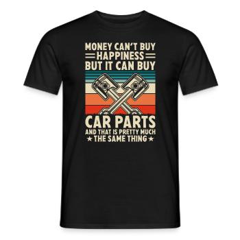 Mechaniker KFZ Tuner Autoliebe - Männer T-Shirt - Schwarz - Vorne - AI Model Male 178 light (178cm)