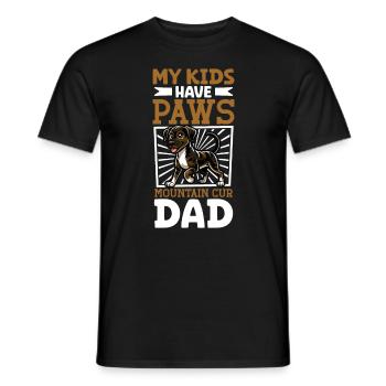 Cur de montagne Papa - T-shirt homme - noir - Devant - AI Model Male 178 light (178cm)