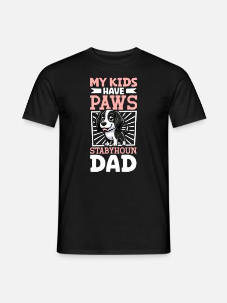 Stabyhoun Papa - T-shirt homme - noir