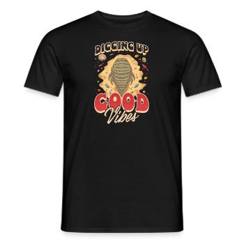Des fossiles de plage à la recherche d’une bonne ambiance - T-shirt homme - noir - Devant - AI Model Male 178 light (178cm)