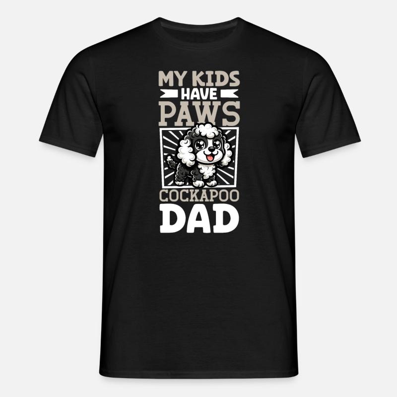 Cockapoo Dad - Men's T-Shirt - black