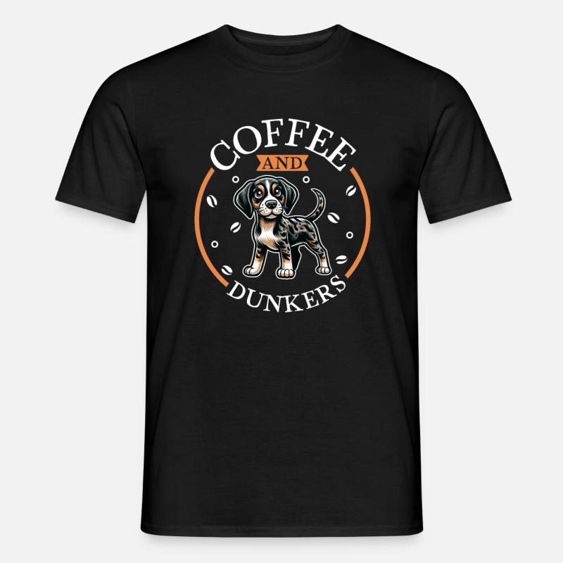 Coffee and Dunker - Men’s T-shirt - black
